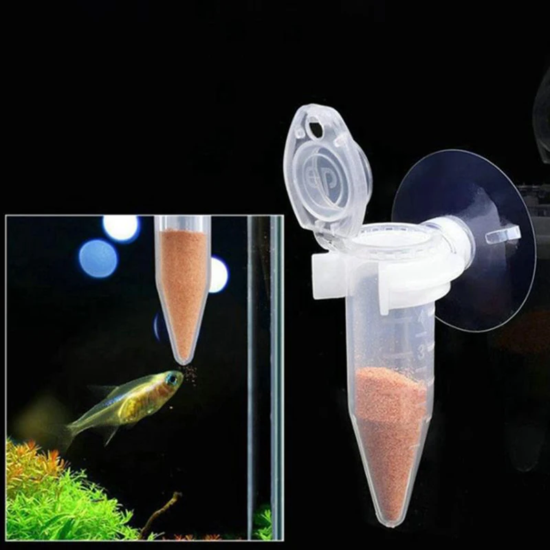 

Automatic Fish Feeder Tapered Aquarium Worm Feeder Funnel Cup With Suction Cup Auto Feeding Dispenser Aquarium Tank Accessories