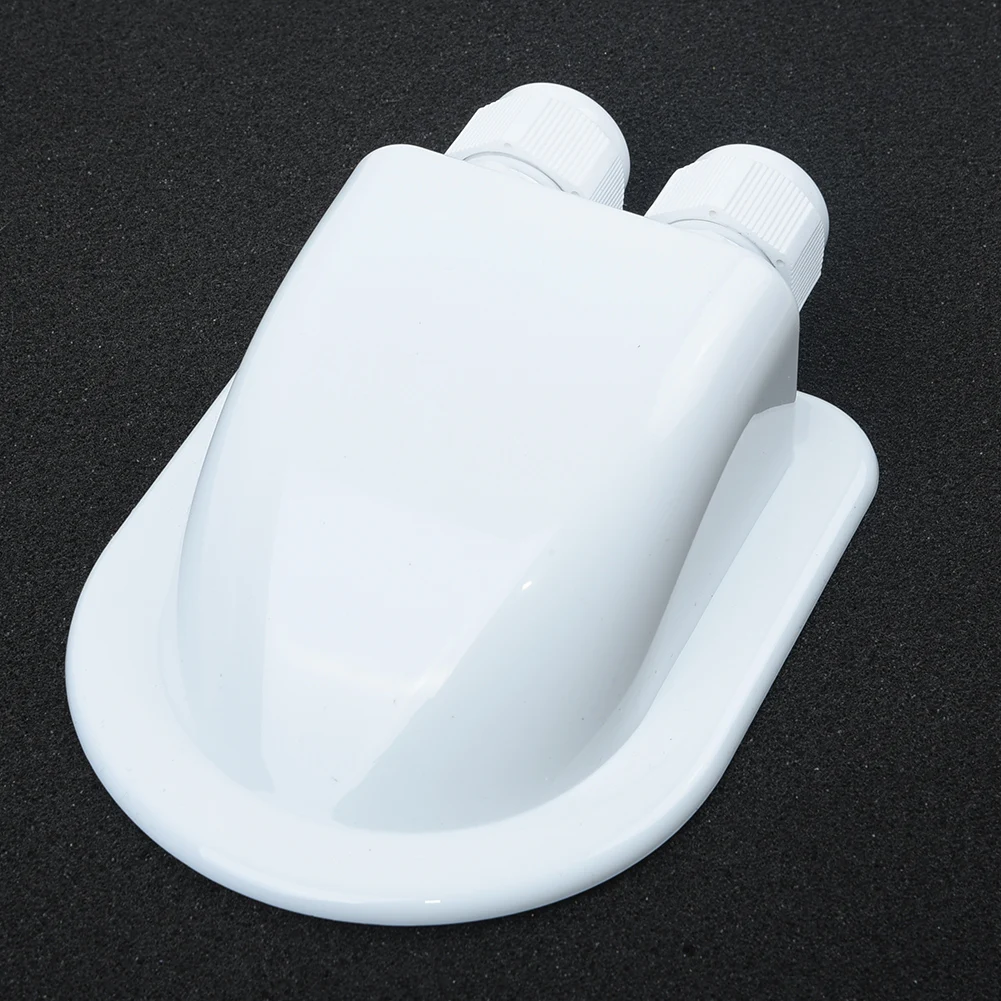 Белый двойной пластиковый трос для входа в крышу страницу легко устанавливается