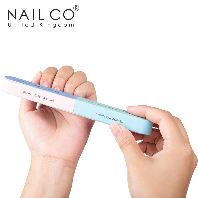 Пилка для ногтей NAILCO шестигранная буффа многофункциональный буфер матированные