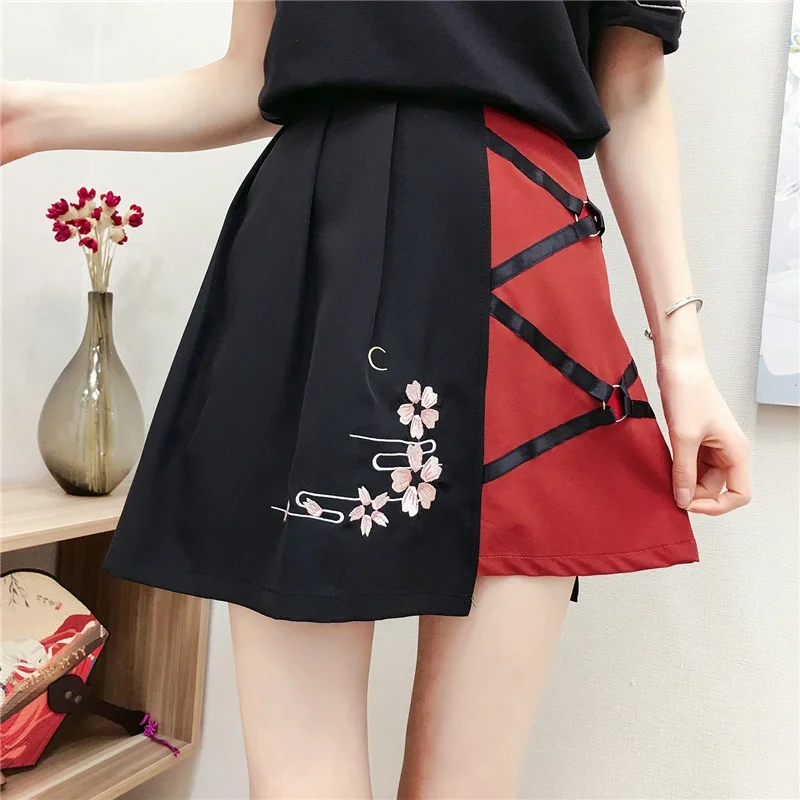 Женские юбки с высокой талией в стиле пэчворк Новинка лета 2021 модное милое платье