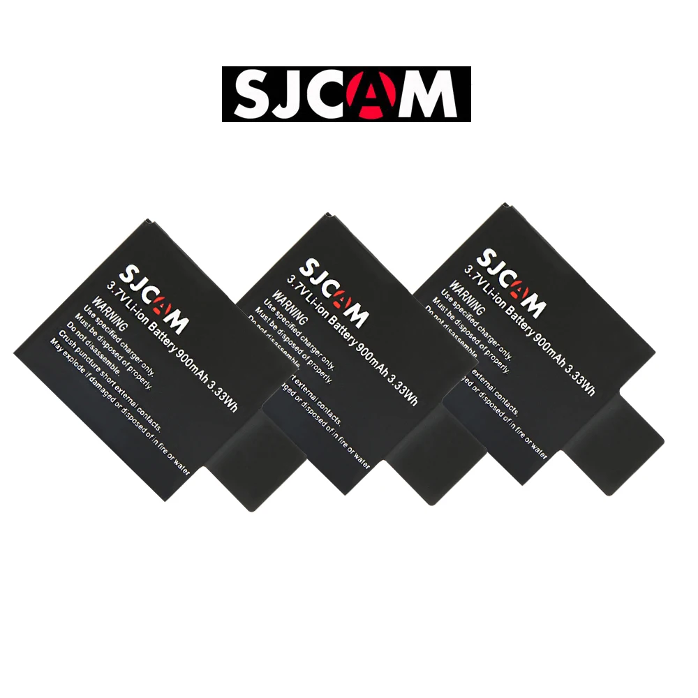 3 pcs SJCAM SJ4000 PG1050 Камера Батарея Li-Ion Батарея зарядное устройство для спортивной экшн-камеры SJCAM SJ5000 SJ6000 SJ8000 M10 EKEN 4K H8 H9 GIT-LB101 GIT Батарея - Цвет: 3 pcs