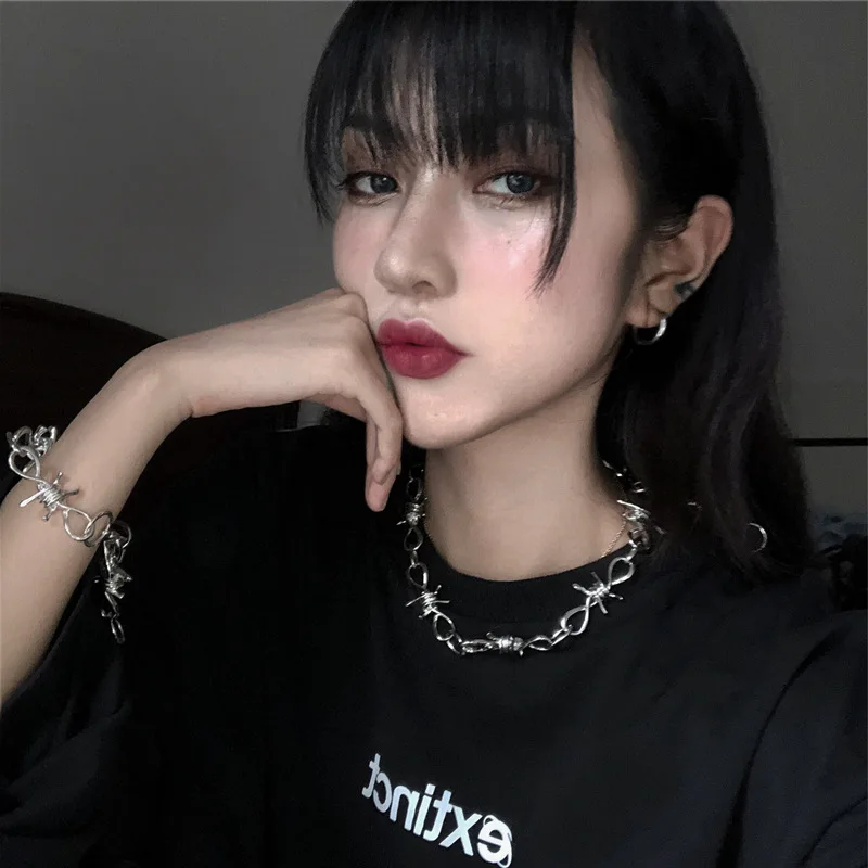 KingDeng Длинные Ожерелья Подвеска Хип-Хоп Ювелирные Изделия Панк Колье Цепи