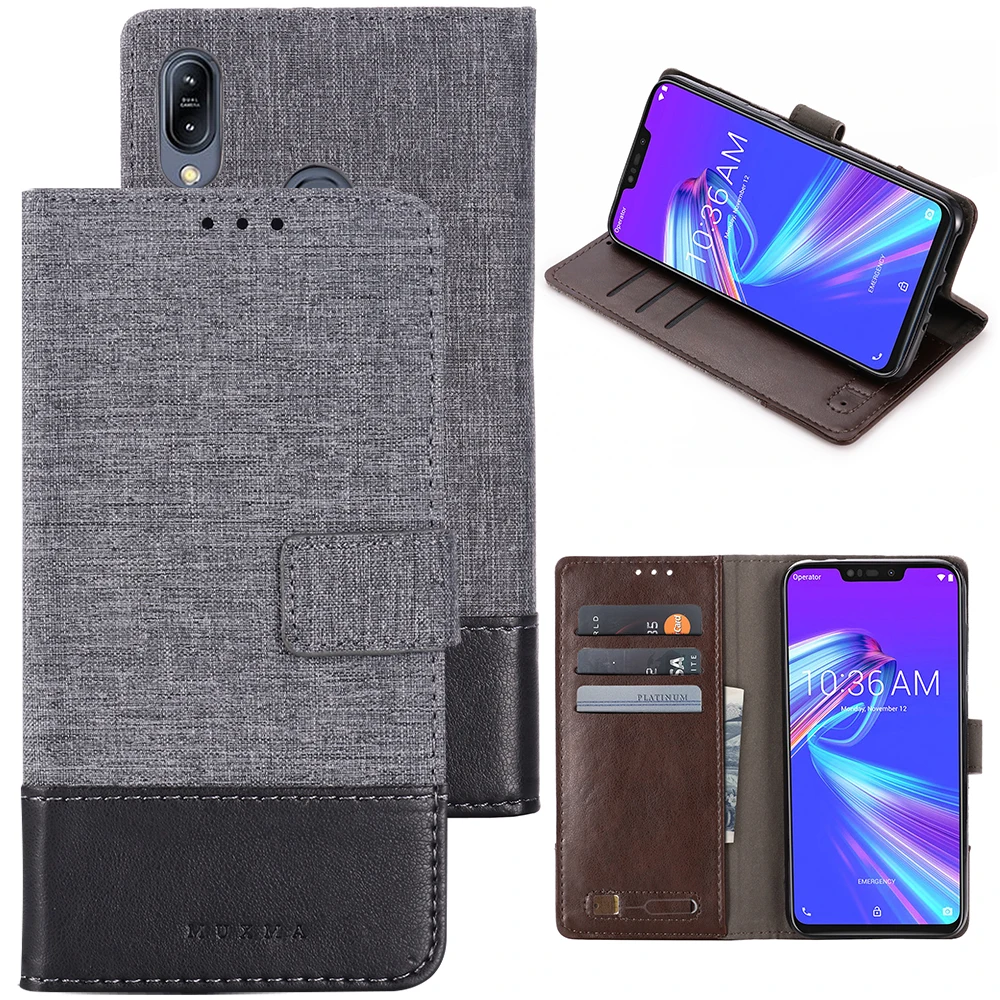 Чехол книжка из ПУ кожи для Asus Zenfone 6 ZB633KL MAX PLUS M1 M2 ZB570TL AR 5 Z 4 ROG|Чехлы-портмоне| |