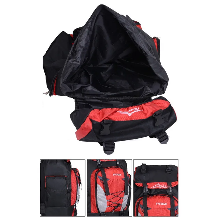 Водонепроницаемый дорожный рюкзак унисекс 80 л Спортивная уличная сумка для