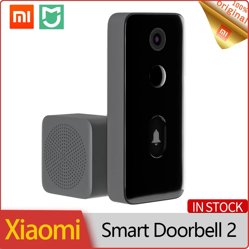 

Видеодомофон Xiaomi Mijia 2, беспроводной, Wi-Fi, инфракрасное ночное видение, двусторонняя связь, обнаружение движения