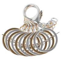 5pcs lobster clasps swivel trigger clips snap hooks bag keychain waist buckle key ring keys pendants holders metal key chains