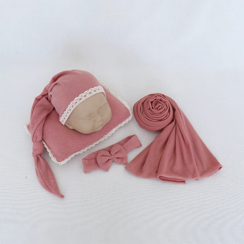 Детская шапка для сна подушка растягивающаяся обертка и повязка на голову