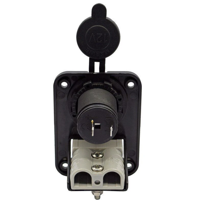 Anderson Plug C-Igarette Lighter Socket Charger Flush Mount Recessed Plate For Caravan Camper Boat Truck |