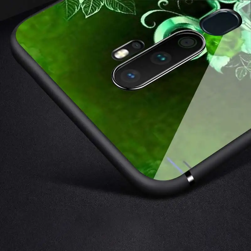 

Sea stripes anchor for OPPO Reno 2 Z 2Z 2F 3 4 Pro 5G F7 A5 A9 2020 Super Bright Black Phone Case Soft Cover Shell