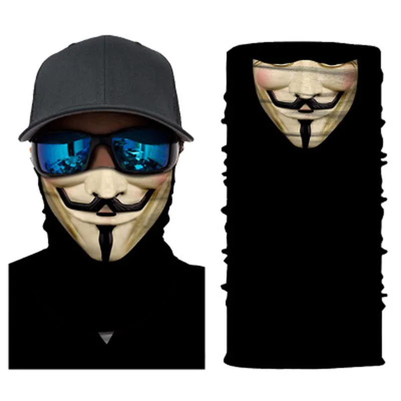 Фильм V for Vendetta Magic бесшовная бандана шарф Балаклава Джокер уход за кожей лица