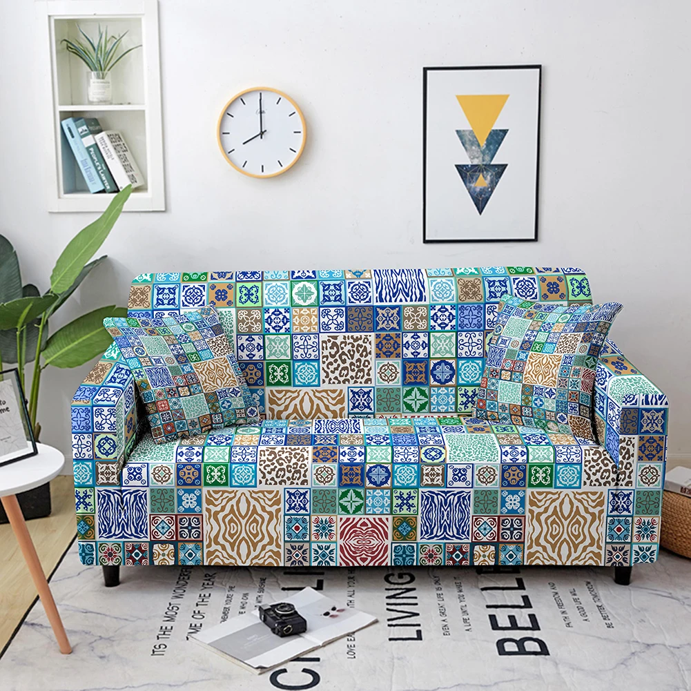 Эластичный чехол для дивана с мандалой стиль Bhemia Женский полноразмерный защита