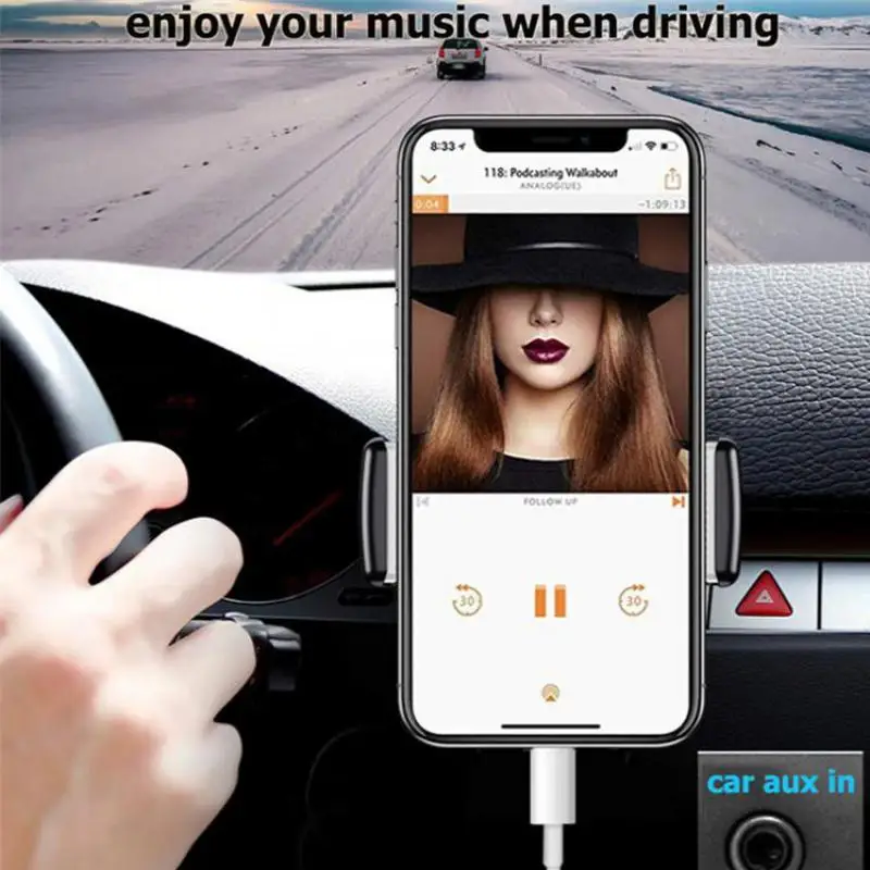 

8 Pin To 3.5 MM Male Headphone Adapter Cable Lightning To 3.5 MM Aux Audio Adapter USB cable for iphone 7 8 X 11 Pro