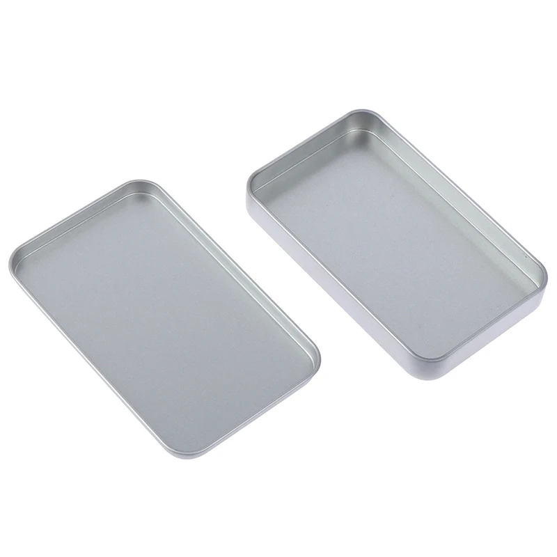 1 шт. металлический органайзер чехол Жестяная Банка коробка для хранения макияж