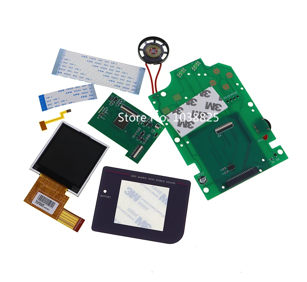 1 комплект для GB IPS high brightnes ЖК-экран подсветка модификации Nintendo приставка Gameboy DMG GBO
