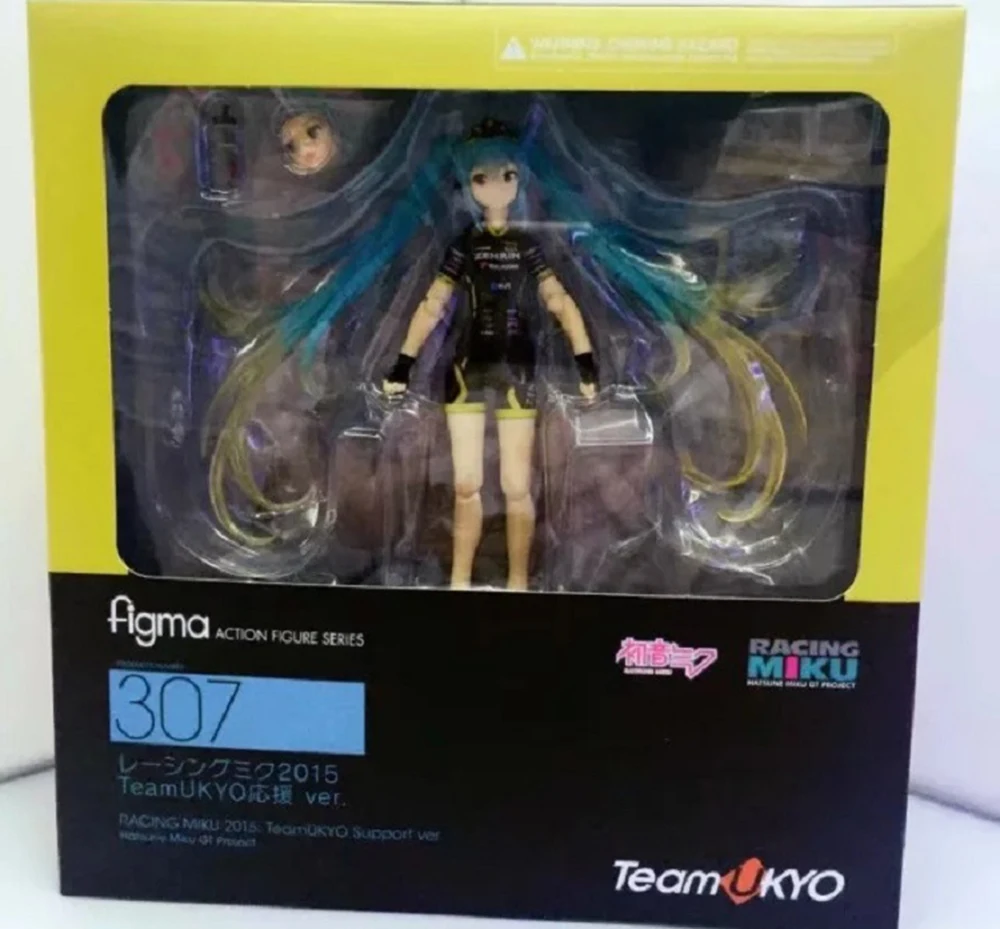 14 см Miku гоночный велосипед 2015 TeamUKYO поддержка Ver. Подвижная экшн-фигурка из ПВХ