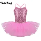 Детское платье-пачка для балерины, без рукавов