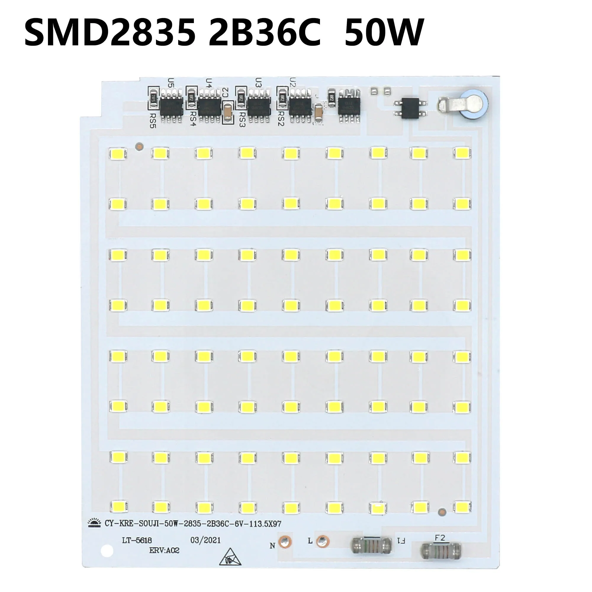 Плата SMD2835 для точесветильник светильника 200 В переменного тока не требует