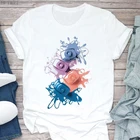 Женская футболка с 3D-принтом в виде ногтей, топы с графикой, женская летняя модная футболка Harajuku, женская одежда