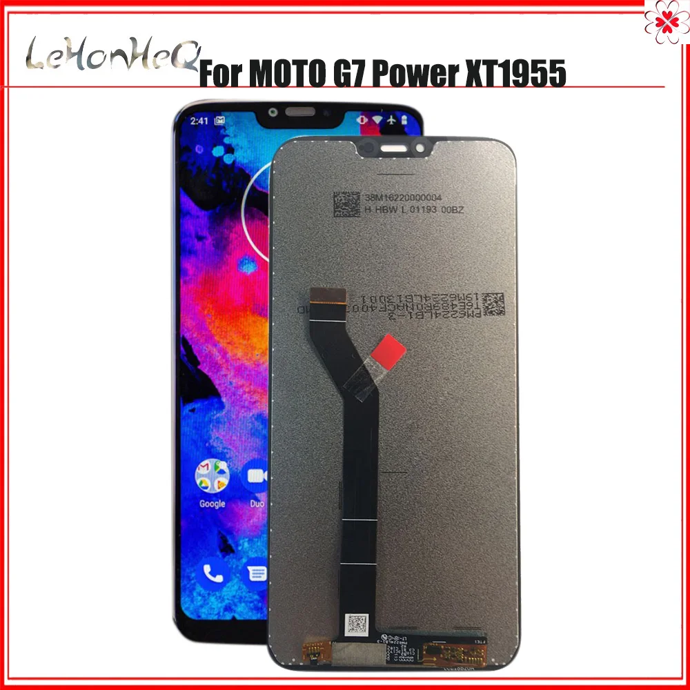 

ЖК-дисплей для Motorola MOTO G7 Power XT1955, ЖК-дисплей с сенсорным экраном и дигитайзером в сборе для MOTO G7 Power LCD