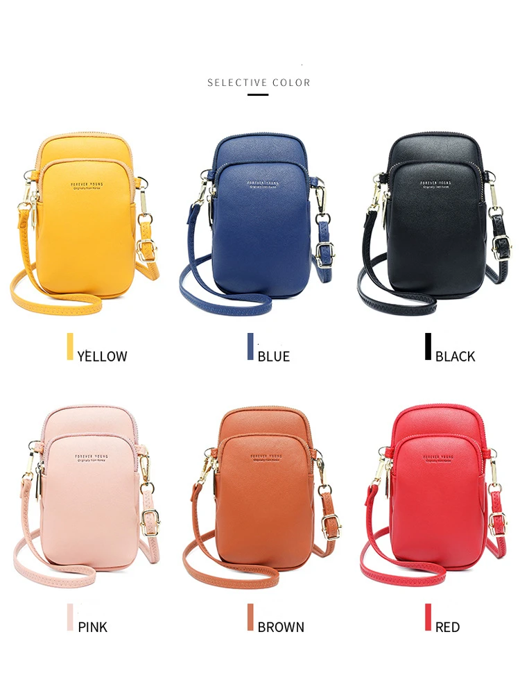 

Bolsas Feminina Small Women Bags Pu Leather Messenger Bag Crossbody Cell Phone Shoulder Designer Mini Female Purse Bolso Pujer