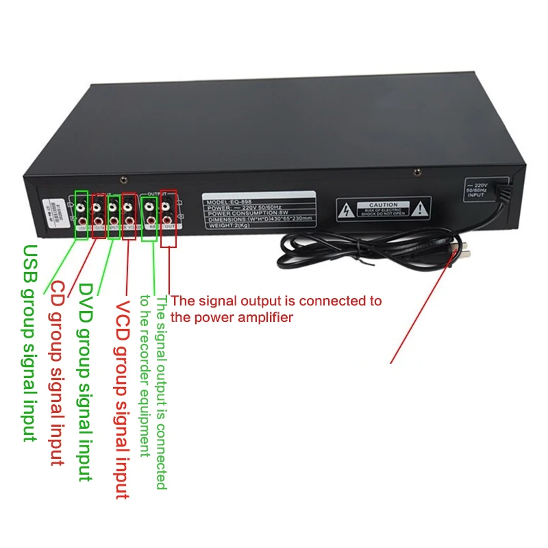 20-полосный эквалайзер домашний сценическая/карта KTV Bluetooth стерео без потерь для