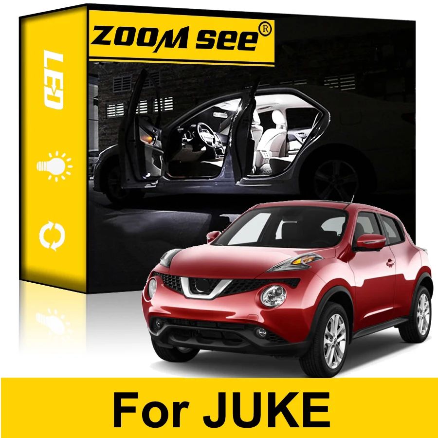 Автомобильный светодиодный интерьер для Nissan Juke 2011-2015 2016 2017 2018 2019 2020 2021 2022 комплект