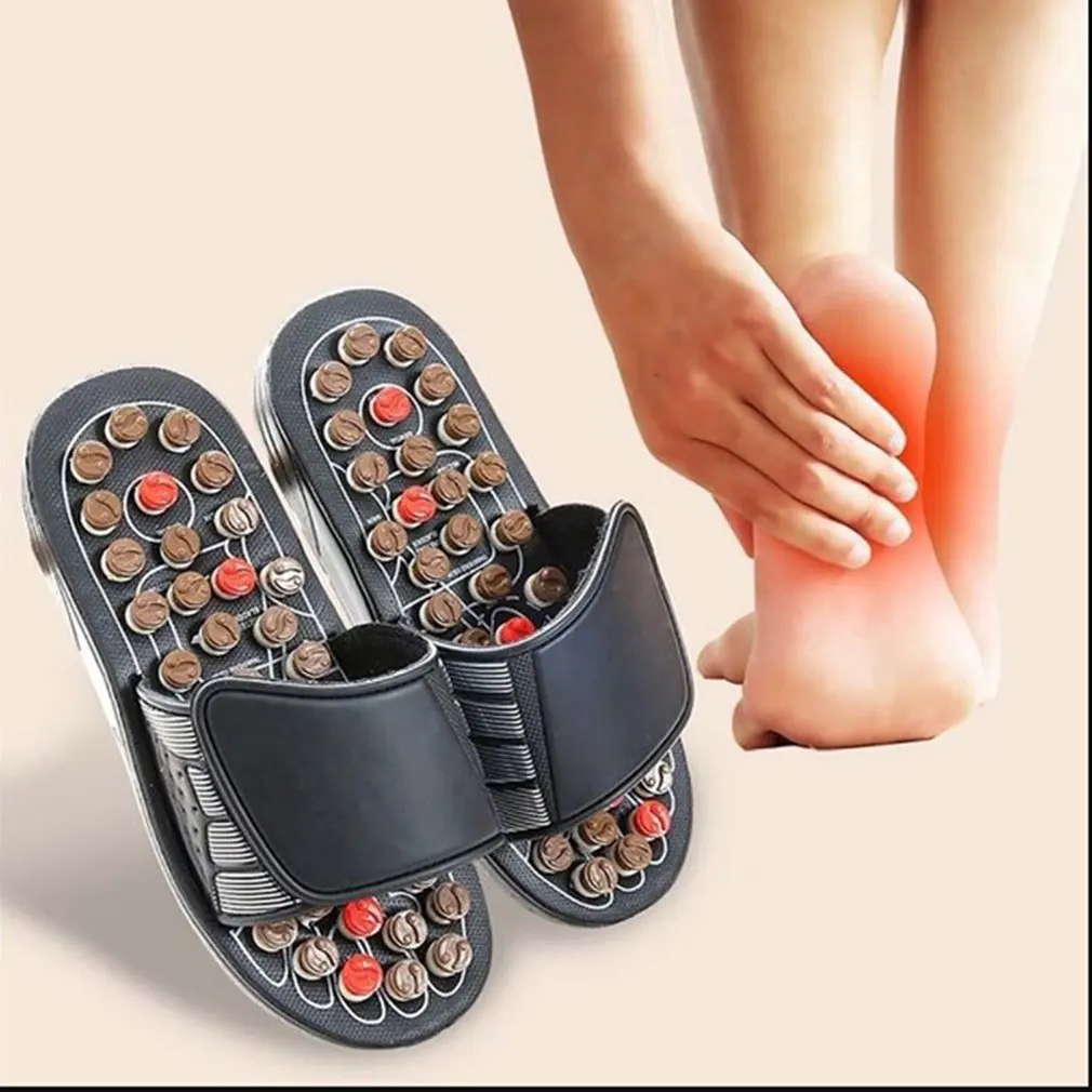 Массажные тапочки для ног акупунктурная терапия Массажер педикюра обувь
