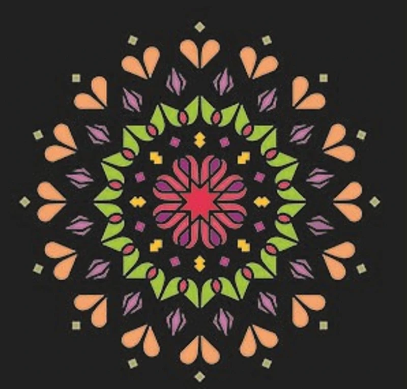 1 шт. 30*30 см круглые трафареты с сердцем цветком для творчества | Канцтовары офиса