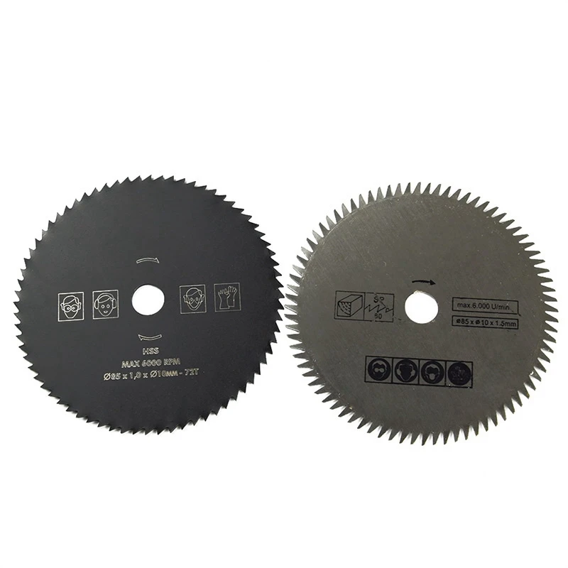 

5 Pcs 85mm Cutting Tool Wood Saw Blades for Multi-Function Power Tool Circular Saw Blade Bore Wood Cutting Disc