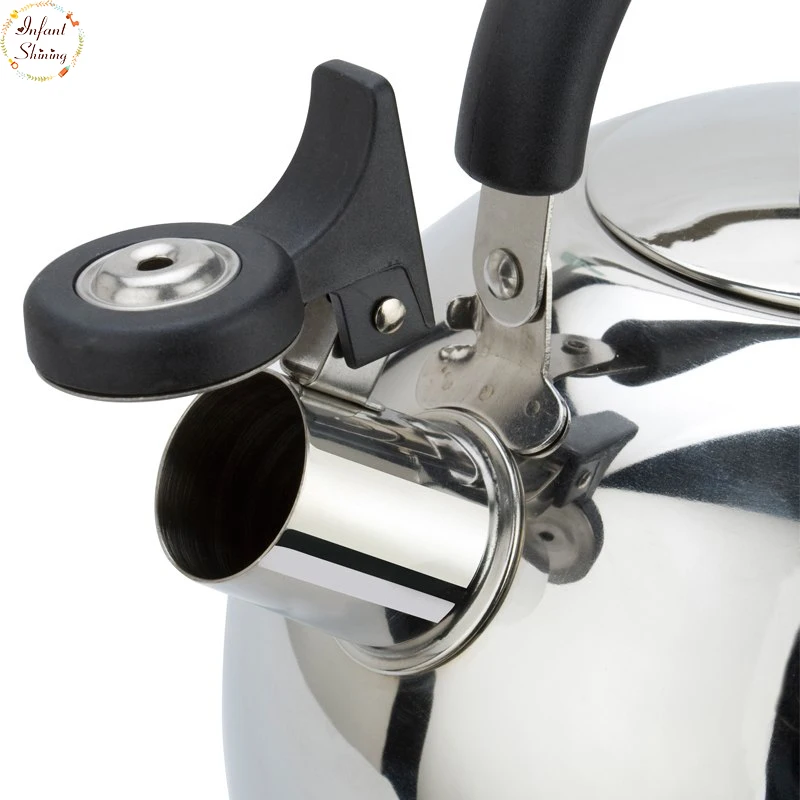 Бытовой чайник для газовой плиты со свистком из нержавеющей стали 304 газовая