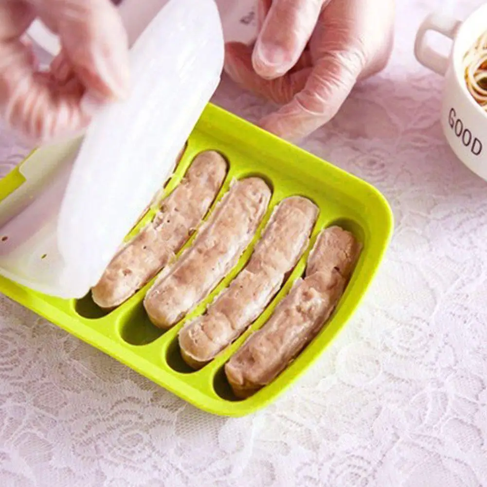

Sausage Makers Silicone Mold Diy Hot Dog Handmade Ham Making Kitchen Hot Sausage J5i5 And Diy Dog Gadge Refrigerated Tool M P8a6