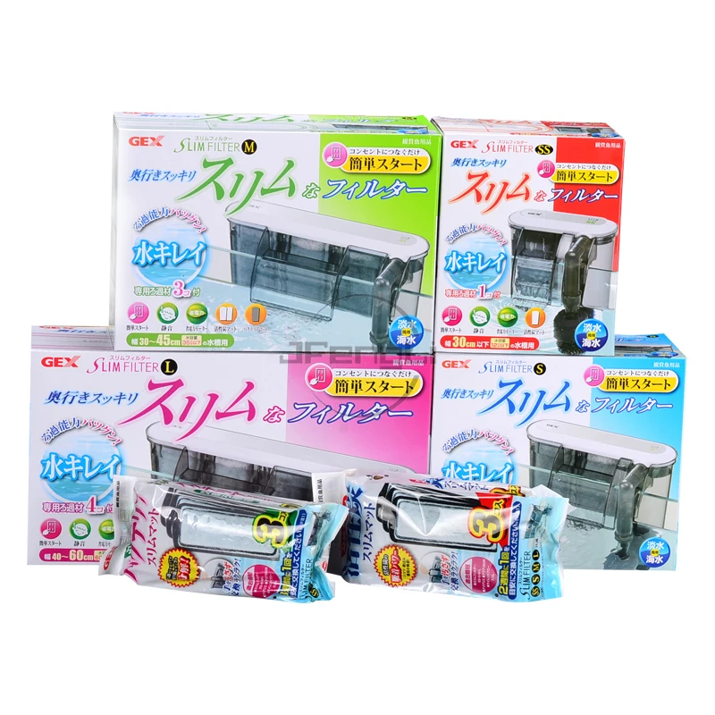 

Gex Five plan External Hang On Waterfall Filter Ultra Thin Replacing Cotton Aquarium Fish Plant Tank High Quality