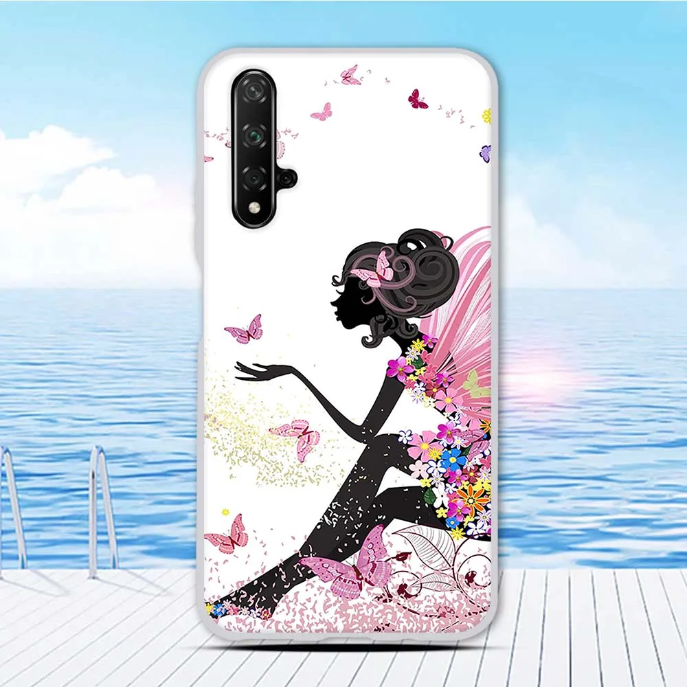 Чехол Funda 6,26 дюйма для huawei nova 5 T, силиконовый чехол для Honor 20, чехол с животным принтом, чехол для Honor 20 S, чехол для телефона, бампер - Цвет: 35