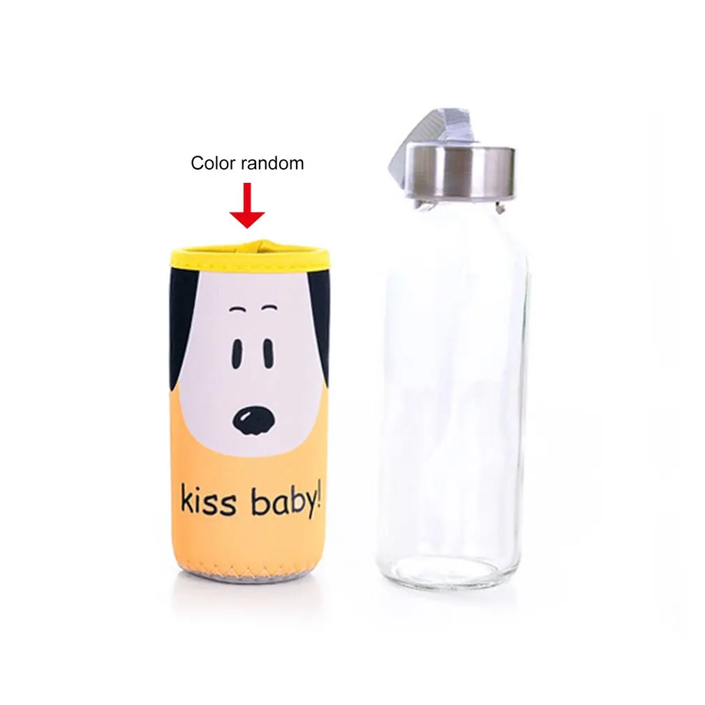 300 мл домашнего отдыха на открытом воздухе Стекло бутылки боросиликатного