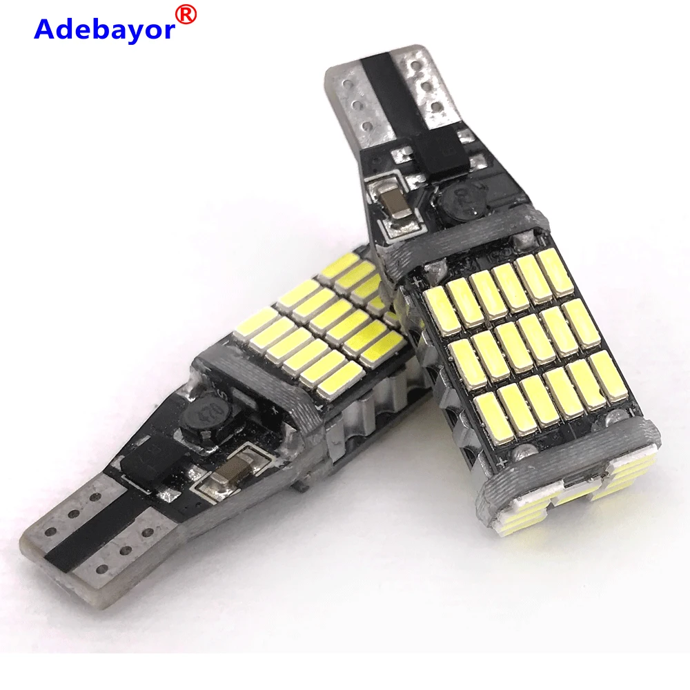 2 шт. автомобильные ксеноновые светодиодные лампы T15 W16W 921 45 SMD 4014|Сигнальная лампа|