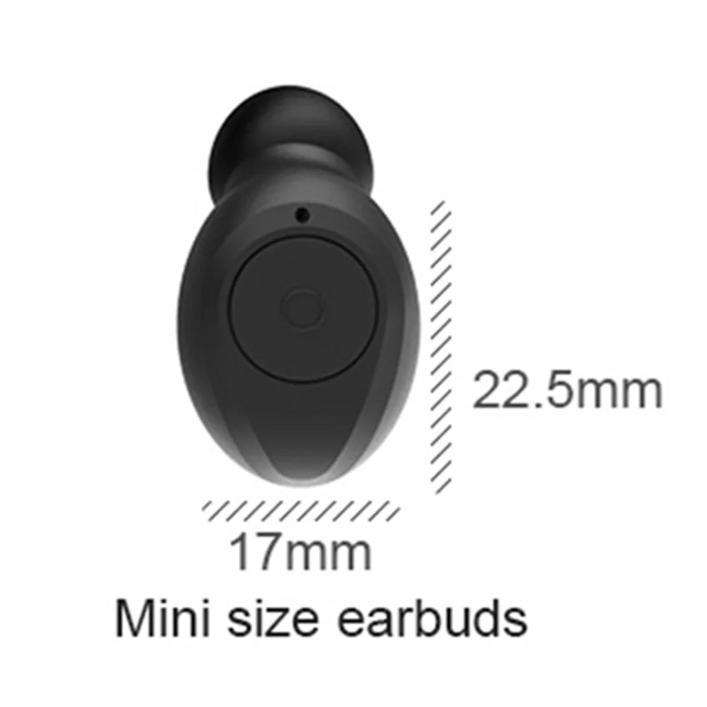 

Wireless Earbuds True F9 Bluetooth 5.0 Touch Headphones with Phone Charger Black