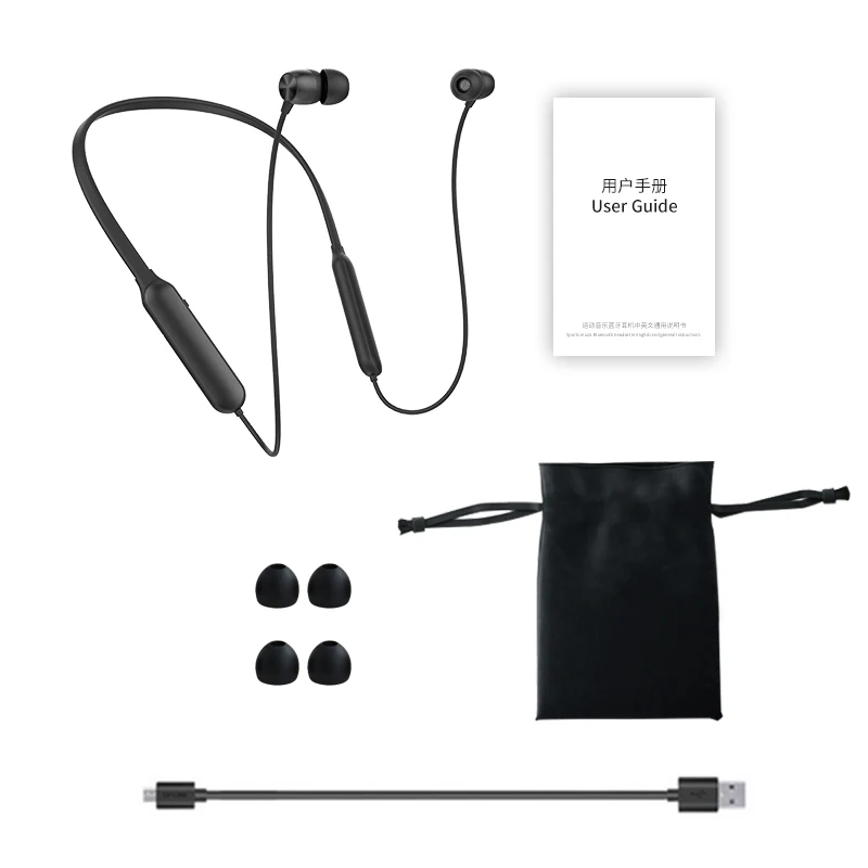 Black Римские Bluetooth наушники спортивные беспроводные наушники Поддержка TF/sd-карты Bluetooth гарнитура музыкальные наушники с микрофоном с упаковкой - Цвет: Black