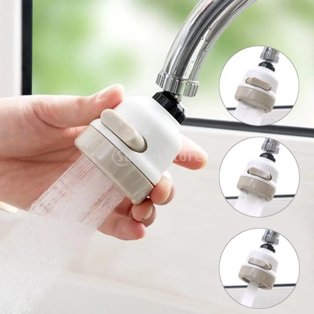 

Swivel Faucet Tap Aerator Nozzle Faucet Splash-Proof Filter 3 Gear Faucet Sprayer Head Female Thread Faucet Tap No