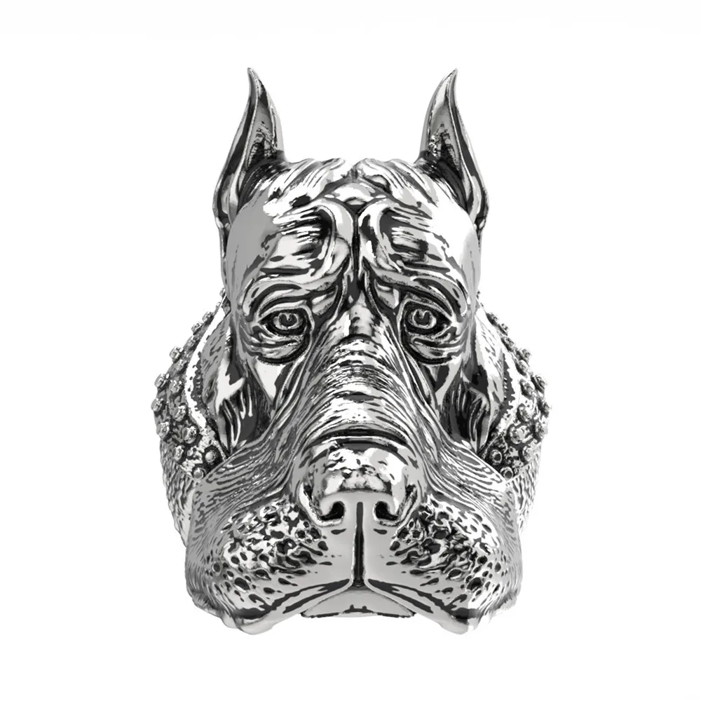 Кольца Doberman мужские из нержавеющей стали литые ювелирные изделия Хороший