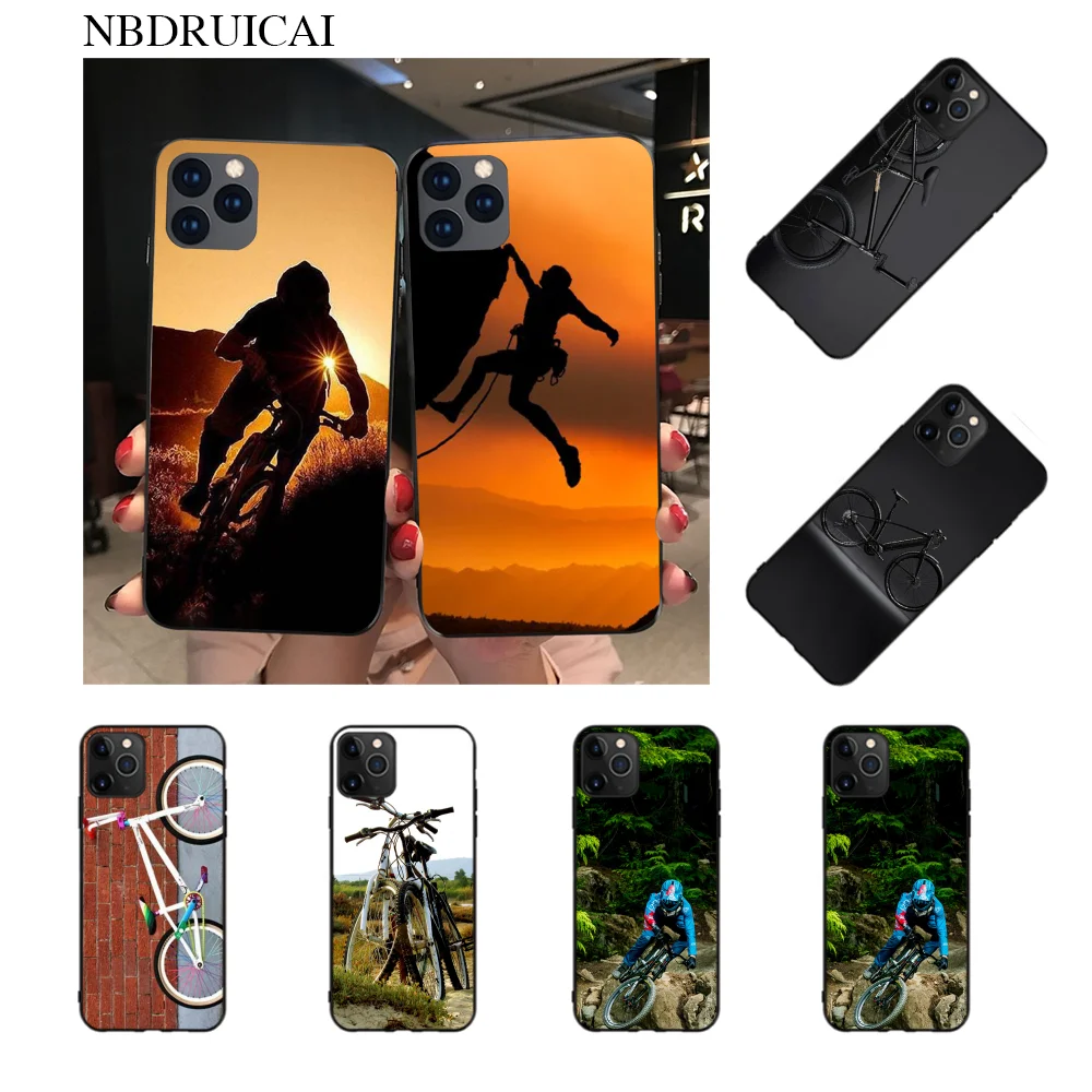 NBDRUICAI Bmx Bike мягкий черный чехол для телефона iPhone 11 pro XS MAX 8 7 6 6S Plus X 5S SE XR | Мобильные