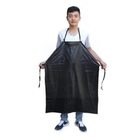 black waterproof protective greasy work apron polyester apron machinery design oil proof kitchen aprons classic w1e5 plants c9v0