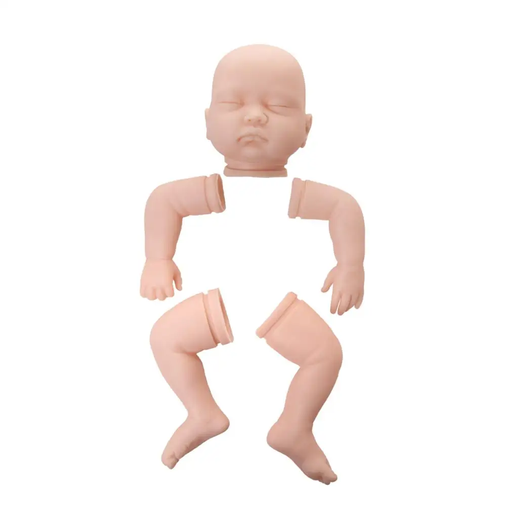 

Кукла реборн, 22 дюйма, Реалистичная, ручная работа 100%, силиконовая, без отделки, детали куклы для новорожденных, набор кукол без рисунка