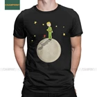 Футболка The Little Prince мужская с коротким рукавом, хлопковая тенниска с круглым вырезом, с рисунком съедает слона, топ в подарок