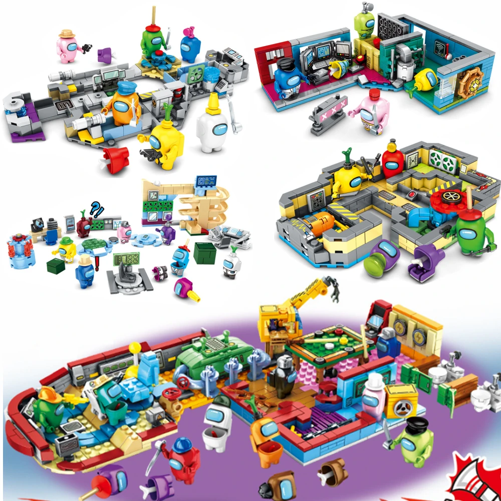 2022 NEW Multi-sScene Doll Combat Base Game Star Space Alien Peluche Building Blocks Classic Model Bricks Sets Kids Kits | Игрушки и