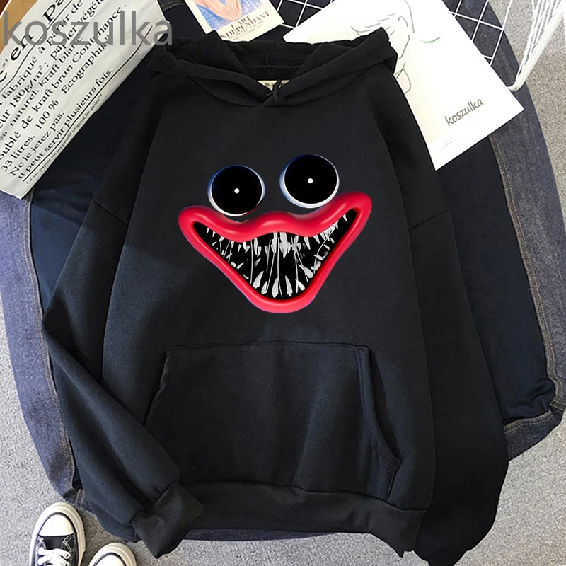 

Худи Huggy Wuggy Poppy Playtime на молнии, толстовка, Мужская Уличная одежда в стиле Харадзюку С Длинным Рукавом, женские толстовки большого размера, 2022