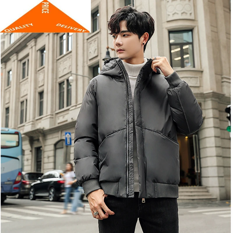 Мужское зимнее пальто брендовая куртка с капюшоном одежда 2020 толстая теплая
