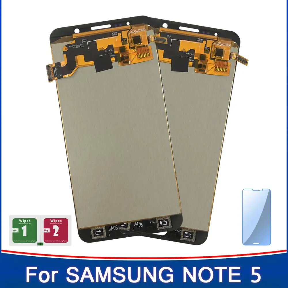 2 шт. дигитайзер для экрана 5 7 дюйма TFT Samsung Galaxy NOTE N920 N920F N920C LCDTouch | Мобильные