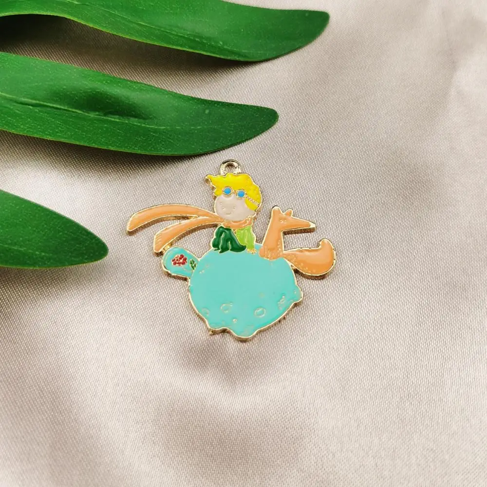 10 шт./упак. из мультфильма Мой Маленький принц и Fox Эмаль Подвески Металлические