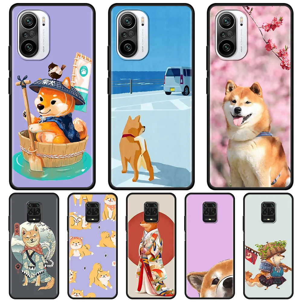 

Funny Shiba Inu Aesthetic Cartoon Case For Xiaomi Redmi Note 9S 9 8 Pro 7 8T 10 Pro 9A 7A K40 8A 6A 9T 6 K30 4G 5G Phone Cover