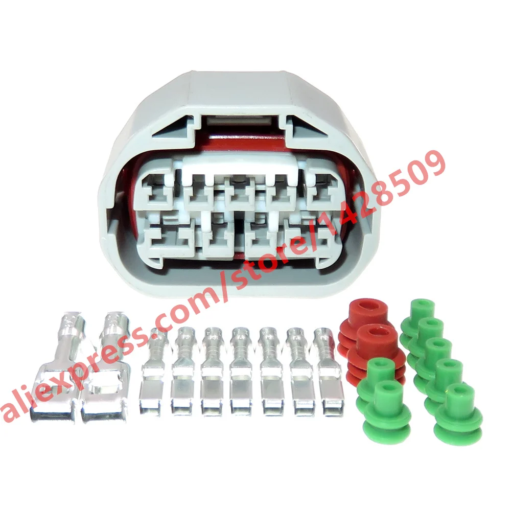 

5 комплектов, 9-контактный автомобильный водонепроницаемый разъем, серия 2,2 4,8, автомобильные аксессуары 90980-11784 7283-1296-40, Автомобильный Электр...